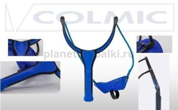 Рогатка для прикормки COLMIC DEVIL GROUNDBAIT Elastic, диаметр 4.5мм, Blue