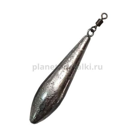 Грузило FLAGMAN Long Cast с вертлюгом 60г brown 2шт ВР