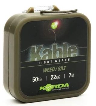 Лидкор KORDA Kable Tight Weave Weed 7м, 22,7кг, 50lb