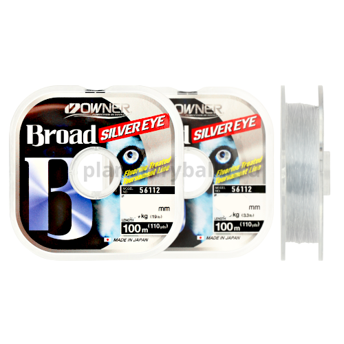 Леска OWNER Broad Silver Eye 100м, 0,16мм, 2,7кг