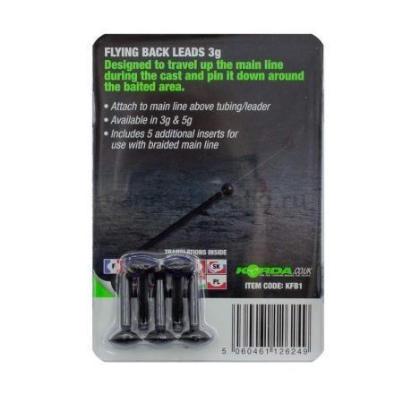 Грузило заднее KORDA Safe Zone Flying Backlead S 3гр., 5шт. для рыбалки, Грузило заднее KORDA Safe Zone Flying Backlead S 3гр., 5шт. отзывы, Грузило заднее KORDA Safe Zone Flying Backlead S 3гр., 5шт. купить, Грузило заднее KORDA Safe Zone Flying Backlead S 3гр., 5шт. купить в интернет магазине, Грузило заднее KORDA Safe Zone Flying Backlead S 3гр., 5шт. выбрать, Грузило заднее KORDA Safe Zone Flying Backlead S 3гр., 5шт. обзор, Грузило заднее KORDA Safe Zone Flying Backlead S 3гр., 5шт. купить в розничном магазине