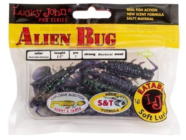 Виброхвост LUCKY JOHN Pro Series ALIEN BUG 2,5in 6,35см, цвет T52, 7шт. для рыбалки, Виброхвост LUCKY JOHN Pro Series ALIEN BUG 2,5in 6,35см, цвет T52, 7шт. отзывы, Виброхвост LUCKY JOHN Pro Series ALIEN BUG 2,5in 6,35см, цвет T52, 7шт. купить, Виброхвост LUCKY JOHN Pro Series ALIEN BUG 2,5in 6,35см, цвет T52, 7шт. купить в интернет магазине, Виброхвост LUCKY JOHN Pro Series ALIEN BUG 2,5in 6,35см, цвет T52, 7шт. выбрать, Виброхвост LUCKY JOHN Pro Series ALIEN BUG 2,5in 6,35см, цвет T52, 7шт. обзор, Виброхвост LUCKY JOHN Pro Series ALIEN BUG 2,5in 6,35см, цвет T52, 7шт. купить в розничном магазине