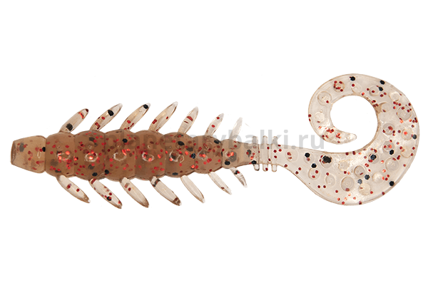 Приманка силиконовая LureMax ZUMA 2'' 5,5см, Ebimiso Oil 08-007, 8шт.