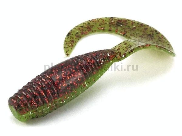 Твистеры Lucky John Pro Series J.I.B TAIL 1.5in 3.8см, цвет T44, 15шт.