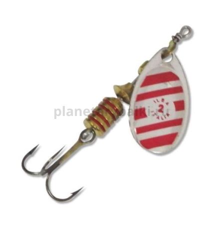 Блесна вращающаяся ILBA TONDO d/z №1, 3гр., цвет silver-red