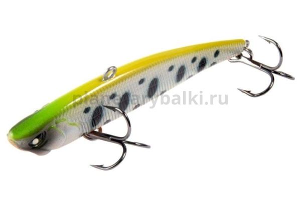 Воблер тонущий вертикальный LUCKY JOHN Pro Series SLIM VIB S 80мм, 20гр., цвет 137