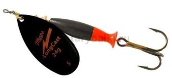 Блесна вращающаяся MEPPS Aglia Long Cast №4, 17гр., цвет NR