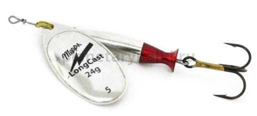Блесна вращающаяся MEPPS Aglia Long Cast №4, 17гр., цвет AG