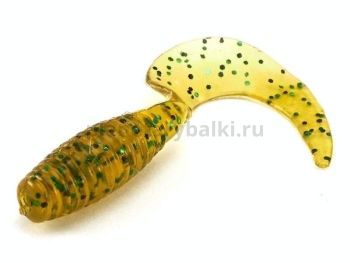 Твистеры Lucky John Pro Series MICRO GRUB 1,0in 2,5см, цвет PA19, 15шт.