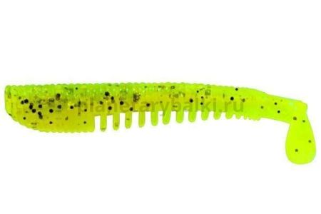 Виброхвост LureMax YOBBO 1,5'' 4см, Lime pepper 12-002, 12шт.