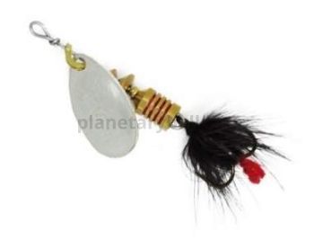 Блесна вращающаяся MEPPS Aglia Mouche Noire №1, 3,6гр., цвет AG