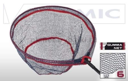 Сетка для подсачника COLMIC RUBBER MATCH 40x45см с прорезиненной сеткой
