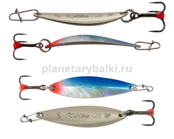 Блесна вертикальная ECOPRO Killka-S, 30мм, 2гр., цвет BIB