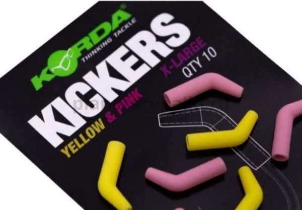 Лентяйка KORDA Kickers Yellow/Pink для крючка размер ХL