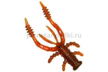 Приманка силиконовая LureMax VOODOO BUG 2'' 5см, Motor Oil 003, 10шт.