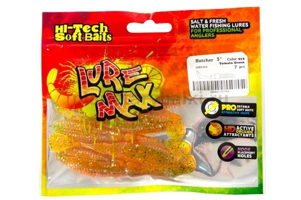 Виброхвост LureMax BUTCHER 3'' 7,5см, Tomato Green 014, 7шт. для рыбалки, Виброхвост LureMax BUTCHER 3'' 7,5см, Tomato Green 014, 7шт. отзывы, Виброхвост LureMax BUTCHER 3'' 7,5см, Tomato Green 014, 7шт. купить, Виброхвост LureMax BUTCHER 3'' 7,5см, Tomato Green 014, 7шт. купить в интернет магазине, Виброхвост LureMax BUTCHER 3'' 7,5см, Tomato Green 014, 7шт. выбрать, Виброхвост LureMax BUTCHER 3'' 7,5см, Tomato Green 014, 7шт. обзор, Виброхвост LureMax BUTCHER 3'' 7,5см, Tomato Green 014, 7шт. купить в розничном магазине