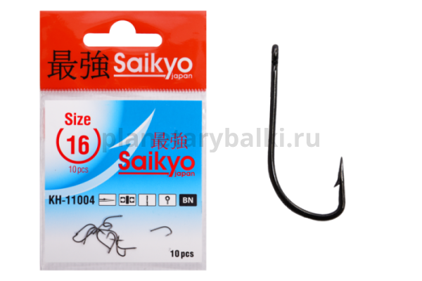 Крючки Saikyo Crystal BN KH-11004 № 16, 10шт.