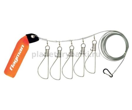 Набор куканов FLAGMAN на 5 застежек с поплавком