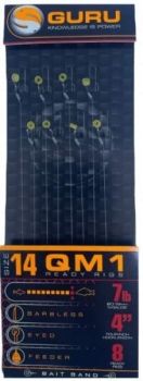 Поводки готовые GURU SMWG Bait Band 4" 10см, №12, 0,22мм, 8шт.