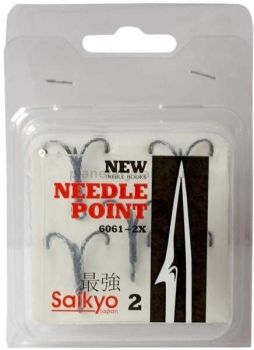 Крючки тройные Saikyo 6063-3X-CP BN №02, 5шт.
