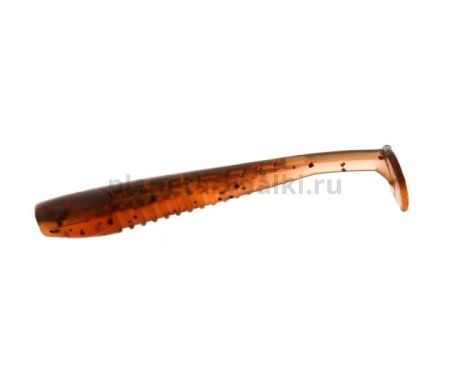 Виброхвост FLAGMAN Icon 3" 7,5см, #1302 Black/Orange, 6шт.