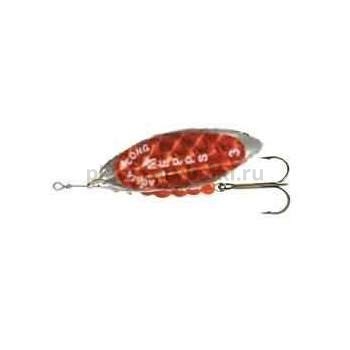 Блесна вращающаяся Mepps AGLIA LONG REDBO №5, 29гр., цвет SILVER