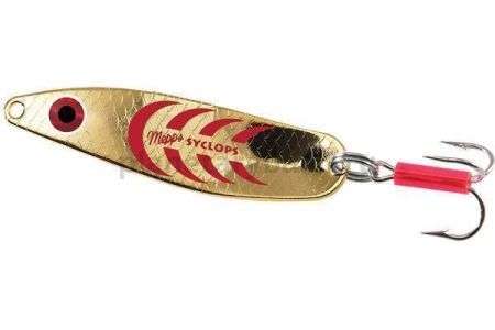 Блесна колеблющаяся Mepps SYCLOPS №3, 26гр., цвет Gold/Red