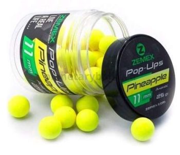 Бойлы плавающие ZEMEX Pop-Ups Pineapple 11мм, 25гр.