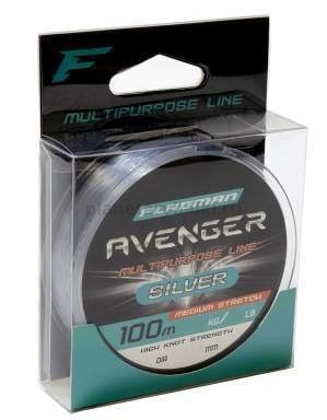 Леска Flagman AVANGER SILVER 100м, 0,30мм, 9,1кг