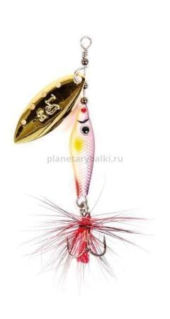 Блесна вращающаяся Lucky John TRIAN BLADE LONG 9гр., цвет 002