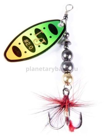 Блесна вращающаяся Lucky John SHELT BLADE №2, 9гр., цвет 008