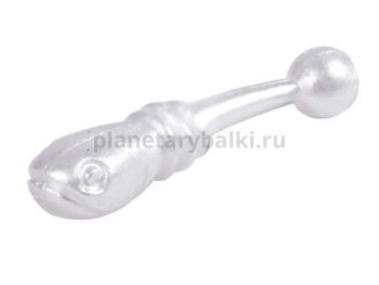 Слаги Lucky John Pro Series WHITE FISH 0,8in 2см, цвет 026, 20шт.