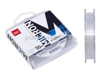 Леска монофильная зимняя Lucky John MICRON 50м, 0,15мм, 2,05кг