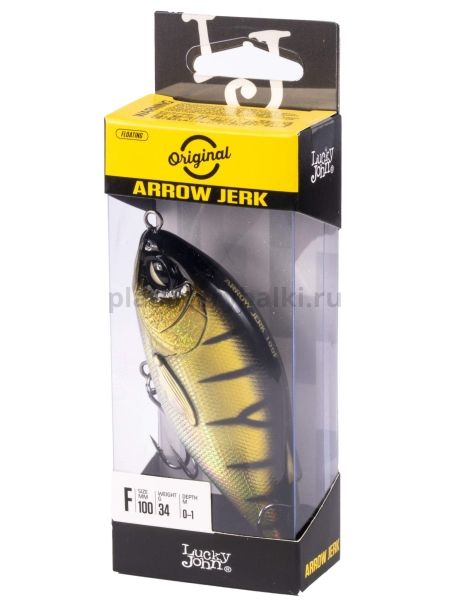 Воблер плавающий Lucky John ORIGINAL ARROW JERK F 100мм, 34гр., 1м, цвет 002 для рыбалки, Воблер плавающий Lucky John ORIGINAL ARROW JERK F 100мм, 34гр., 1м, цвет 002 отзывы, Воблер плавающий Lucky John ORIGINAL ARROW JERK F 100мм, 34гр., 1м, цвет 002 купить, Воблер плавающий Lucky John ORIGINAL ARROW JERK F 100мм, 34гр., 1м, цвет 002 купить в интернет магазине, Воблер плавающий Lucky John ORIGINAL ARROW JERK F 100мм, 34гр., 1м, цвет 002 выбрать, Воблер плавающий Lucky John ORIGINAL ARROW JERK F 100мм, 34гр., 1м, цвет 002 обзор, Воблер плавающий Lucky John ORIGINAL ARROW JERK F 100мм, 34гр., 1м, цвет 002 купить в розничном магазине