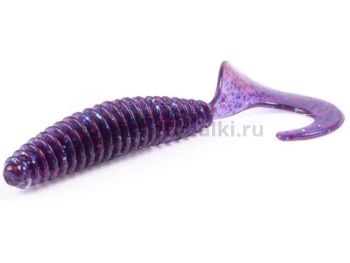 Слаги Lucky John Pro Series ULTRAWORM CURLY 2,0in 5см, цвет S63, 9шт.