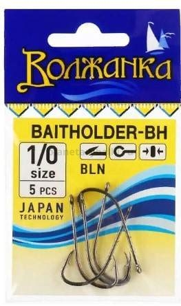 Крючки Волжанка Baitholder-BH №4, 10шт.