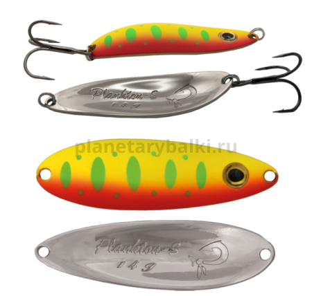 Блесна колеблющаяся LureMax Plankton-S, 68мм, 14гр., цвет 104