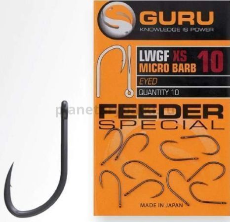 GURU Крючок XS Feeder Special Eyed №8 с ушком