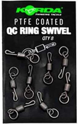 KORDA Вертлюг быстросъемный с кольцом PTFE QC Ring Swivel №11