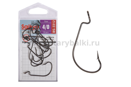 Крючки Saikyo BS-3312 BN №4/0, 10шт.