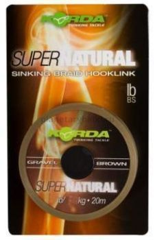 Поводковый материал Korda Super Natural Gravel Brown 20м, 11,3кг, 25lb