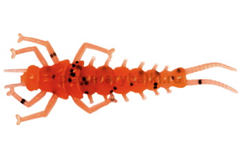 Приманка силиконовая LureMax STONE FLY 1,5'' 4,5см, Fire Carrot 10-008, 10шт.