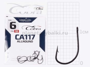 Крючки Cobra Allround FUNA CA117 №6, 10шт.