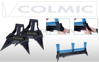 Ноги-подставки для роликов/гребенок COLMIC BAR ROLLER & ROD REST FEET 2шт.