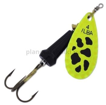 Блесна вращающаяся ILBA SPARK color №1, 3гр., цвет yellow-black