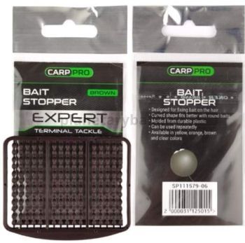 Стопор для бойлов CARP PRO коричневый, 90шт.