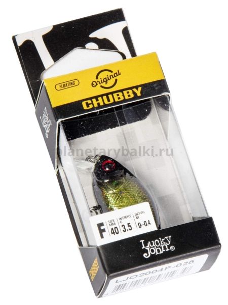 Воблер плавающий Lucky John Original CHUBBY F 40мм, 3,5гр., 0,6м, цвет 025 для рыбалки, Воблер плавающий Lucky John Original CHUBBY F 40мм, 3,5гр., 0,6м, цвет 025 отзывы, Воблер плавающий Lucky John Original CHUBBY F 40мм, 3,5гр., 0,6м, цвет 025 купить, Воблер плавающий Lucky John Original CHUBBY F 40мм, 3,5гр., 0,6м, цвет 025 купить в интернет магазине, Воблер плавающий Lucky John Original CHUBBY F 40мм, 3,5гр., 0,6м, цвет 025 выбрать, Воблер плавающий Lucky John Original CHUBBY F 40мм, 3,5гр., 0,6м, цвет 025 обзор, Воблер плавающий Lucky John Original CHUBBY F 40мм, 3,5гр., 0,6м, цвет 025 купить в розничном магазине