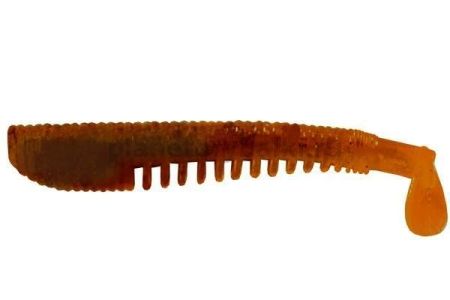 Виброхвост LureMax YOBBO 4'' 10см, Motor Oil 04-003, 4шт.