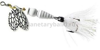 Блесна вращающаяся MEPPS Bug №2, 7гр., цвет powdery white