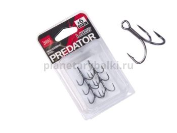 Крючки-тройники Lucky John PREDATOR LJH237 №006, 6шт.